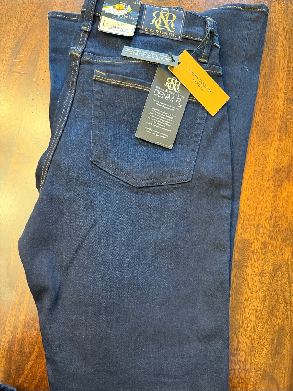 Rock & Republic Women’s Bootcut Jeans - Dark Navy